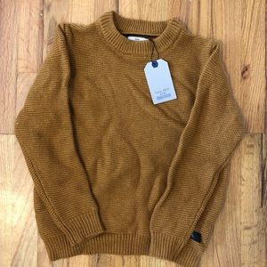 NWT Zara Kid’s Mustard Crewneck Sweater